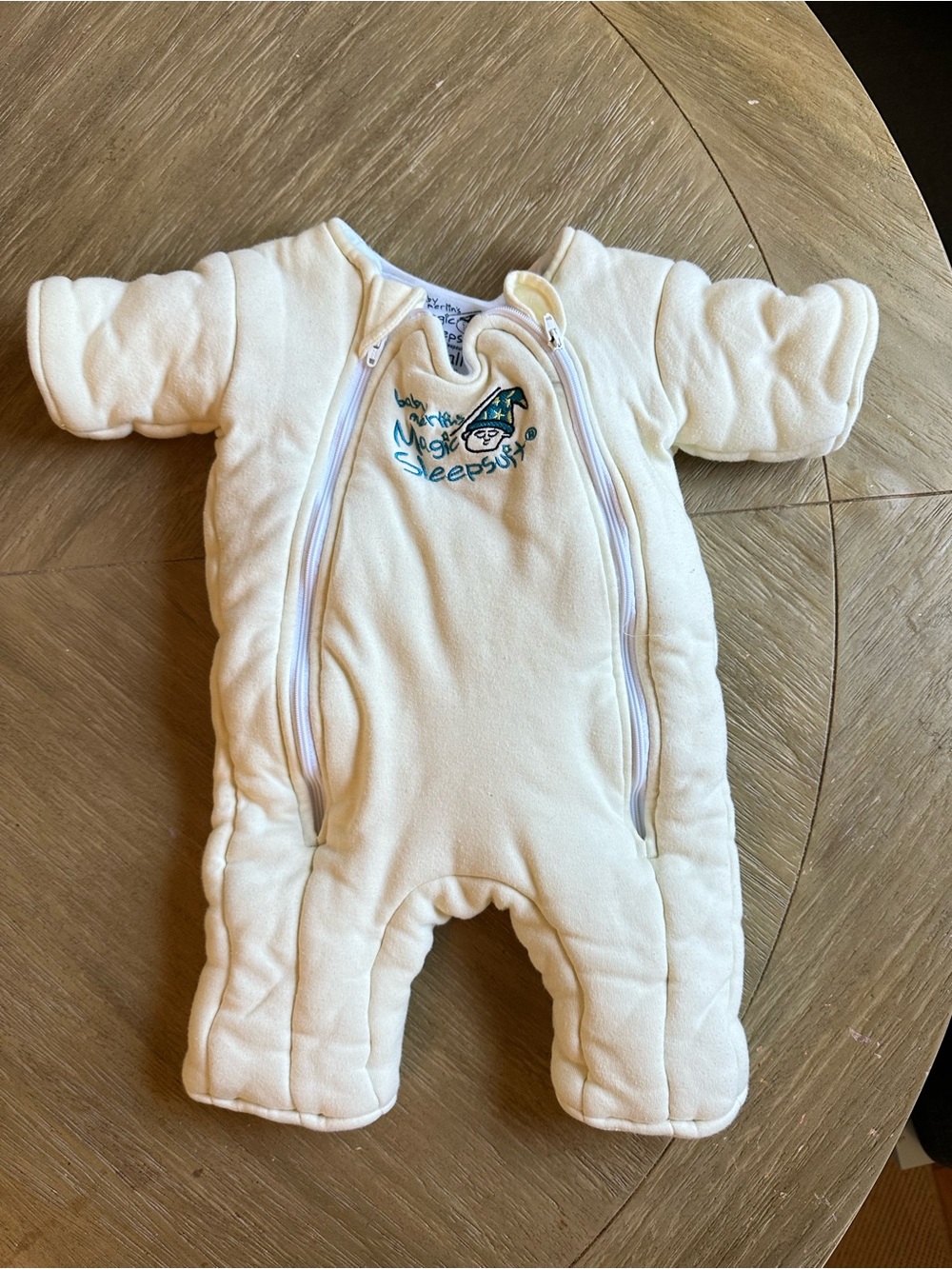 Unbranded Cream Infant Sleep Suit with Dual Front Zips